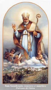 San Gaudenzio: vescovo martire di Ostra (AN)